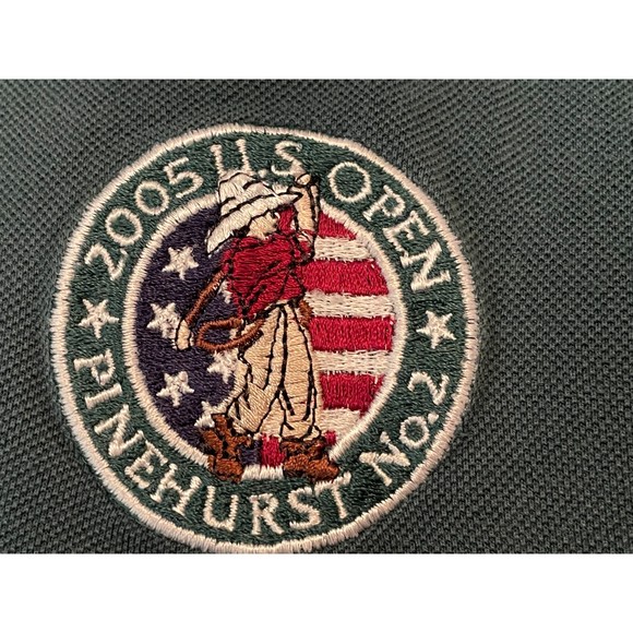 The Pinehurst Collection 2005 US Open Green Polo Shirt Size XL - Picture 3 of 9